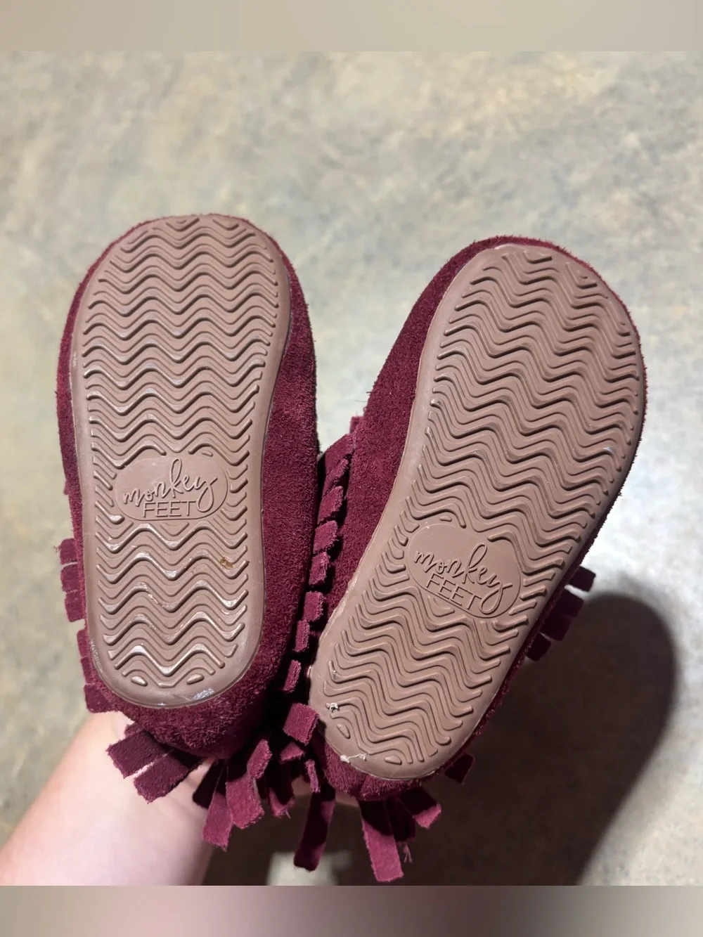 Monkey Feet soft suede